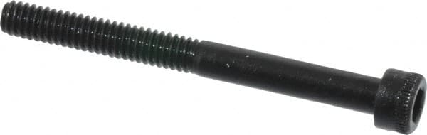 Holo-Krome - #8-32 UNC Hex Socket Drive, Socket Cap Screw - Alloy Steel, Black Oxide Finish, Partially Threaded, 1-3/4" Length Under Head - Makers Industrial Supply