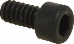 Holo-Krome - #10-24 UNC Hex Socket Drive, Socket Cap Screw - Alloy Steel, Black Oxide Finish, Fully Threaded, 3/8" Length Under Head - Makers Industrial Supply