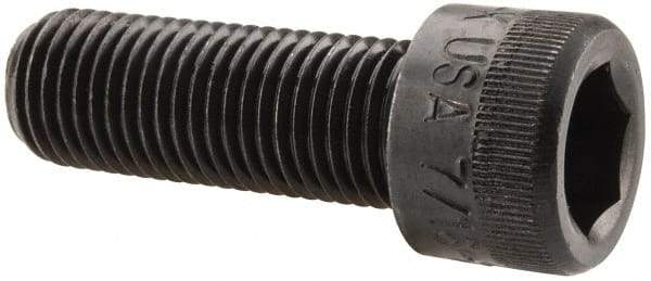 Holo-Krome - 7/16-20 UNF Hex Socket Drive, Socket Cap Screw - Alloy Steel, Black Oxide Finish, Fully Threaded, 1-1/4" Length Under Head - Makers Industrial Supply