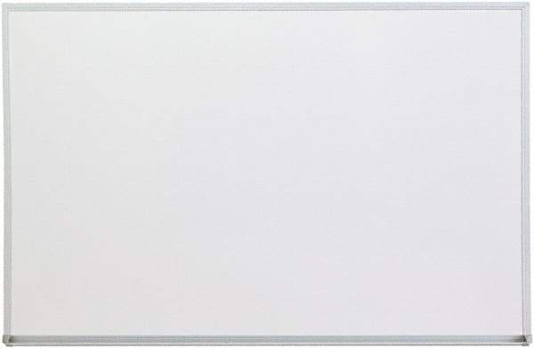 UNIVERSAL - 24" High x 36" Wide Melamine Dry Erase Board with 3/4" Rail - Aluminum, 5/8" Deep - Makers Industrial Supply