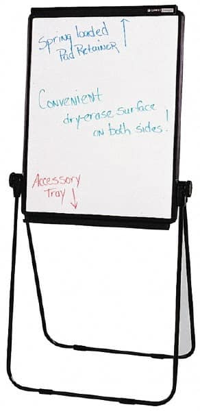 Quartet - Melamine Dry Erase Two Sided Easel with Stand - 39 to 70 Inch High - Makers Industrial Supply