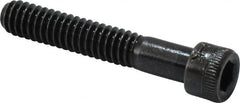 Holo-Krome - 1/4-20 UNC Hex Socket Drive, Socket Cap Screw - Alloy Steel, Black Oxide Finish, Partially Threaded, 1-1/2" Length Under Head - Makers Industrial Supply