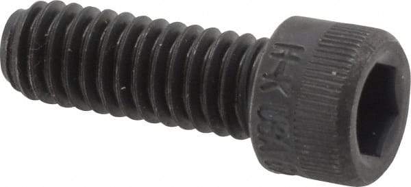 Holo-Krome - 5/16-18 UNC Hex Socket Drive, Socket Cap Screw - Alloy Steel, Black Oxide Finish, Fully Threaded, 7/8" Length Under Head - Makers Industrial Supply