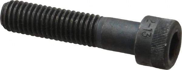 Holo-Krome - 1/2-13 UNC Hex Socket Drive, Socket Cap Screw - Alloy Steel, Black Oxide Finish, Partially Threaded, 2-1/4" Length Under Head - Makers Industrial Supply