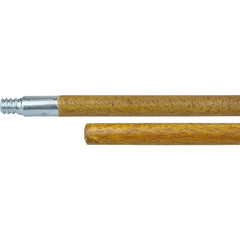 48″ Hardwood Handle, Threaded Metal Tip, 15/16″ Diameter - Makers Industrial Supply