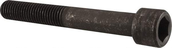 Holo-Krome - 7/8-9 UNC Hex Socket Drive, Socket Cap Screw - Alloy Steel, Black Oxide Finish, Partially Threaded, 6" Length Under Head - Makers Industrial Supply