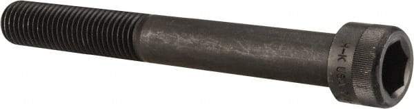 Holo-Krome - 7/8-9 UNC Hex Socket Drive, Socket Cap Screw - Alloy Steel, Black Oxide Finish, Partially Threaded, 7" Length Under Head - Makers Industrial Supply