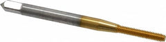 OSG - M2.5x0.45 Metric Coarse D3 Thread Limit Modified Bottoming Thread Forming Tap - Cobalt, TiN Finish, 1-13/16" OAL, 1/2" Thread Length, Right Hand Thread, Series HY-PRO NRT - Makers Industrial Supply