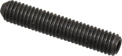 Holo-Krome - #10-32 UNF, 1" OAL, Cup Point Set Screw - Grade 8 Alloy Steel, 3/32" Key - Makers Industrial Supply