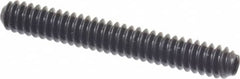 Holo-Krome - #6-32 UNC, 1" OAL, Cup Point Set Screw - Grade 8 Alloy Steel, 1/16" Key - Makers Industrial Supply