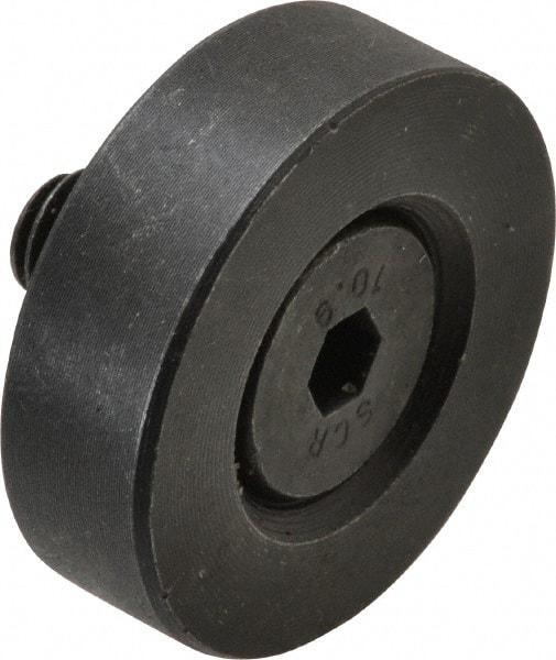 Gibraltar - 5/16-18 Thread, 1-1/4" OD, 3/8" High, Flat Foot - Steel & Lead Alloy - Makers Industrial Supply