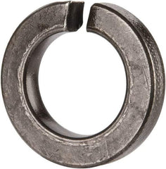 Value Collection - 1-1/8", 1.129" ID, 0.345" Thick Split Lock Washer - Grade 8 Spring Steel, Uncoated, 1.129" Min ID, 1.153" Max ID, 1.903" Max OD - Makers Industrial Supply