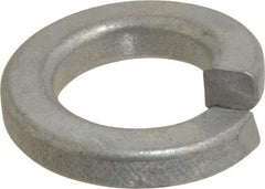 Value Collection - 1/2", 0.502" ID, 0.151" Thick Split Lock Washer - Grade 2 Spring Steel, Zinc-Plated Finish, 0.502" Min ID, 0.512" Max ID, 0.879" Max OD - Makers Industrial Supply