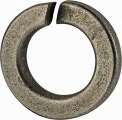 Value Collection - 7/8", 0.878" ID, 0.266" Thick Split Lock Washer - Grade 2 Spring Steel, Zinc-Plated Finish, 0.878" Min ID, 0.894" Max ID, 1.489" Max OD - Makers Industrial Supply