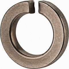 Value Collection - 1", 1.003" ID, 0.306" Thick Split Lock Washer - Grade 2 Spring Steel, Zinc-Plated Finish, 1.003" Min ID, 1.024" Max ID, 1.705" Max OD - Makers Industrial Supply