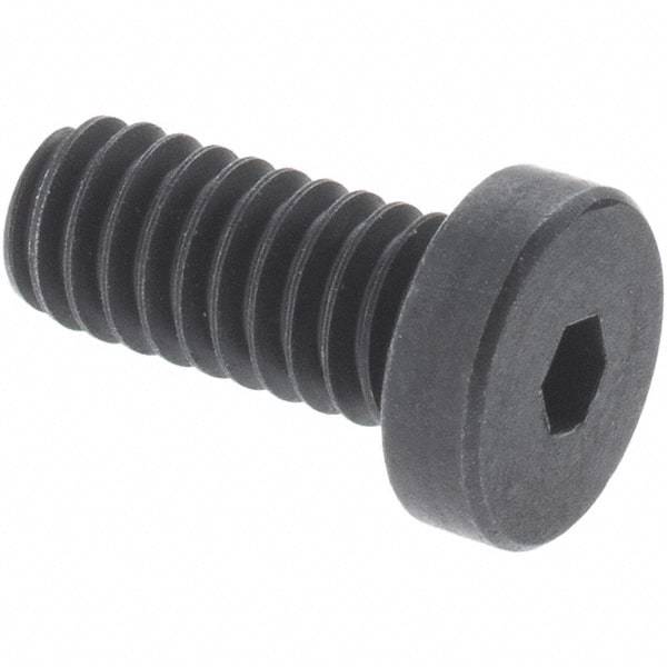 Value Collection - #10-32 UNF Hex Socket Drive, Low Socket Cap Screw - Alloy Steel, Black Oxide Finish, Fully Threaded, 3/4" Length Under Head - Makers Industrial Supply