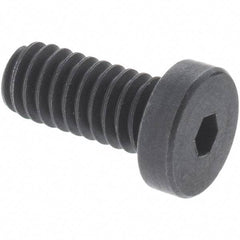 Value Collection - 5/16-18 UNC Hex Socket Drive, Low Socket Cap Screw - Alloy Steel, Black Oxide Finish, Fully Threaded, 1-1/2" Length Under Head - Makers Industrial Supply