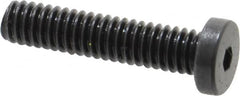 Holo-Krome - #8-32 UNC Hex Socket Drive, Low Socket Cap Screw - Alloy Steel, Black Oxide Finish, Fully Threaded, 3/4" Length Under Head - Makers Industrial Supply