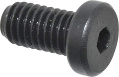 Holo-Krome - #10-32 UNF Hex Socket Drive, Low Socket Cap Screw - Alloy Steel, Black Oxide Finish, Fully Threaded, 3/8" Length Under Head - Makers Industrial Supply