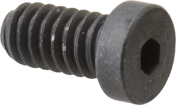 Holo-Krome - 1/4-20 UNC Hex Socket Drive, Low Socket Cap Screw - Alloy Steel, Black Oxide Finish, Fully Threaded, 1/2" Length Under Head - Makers Industrial Supply