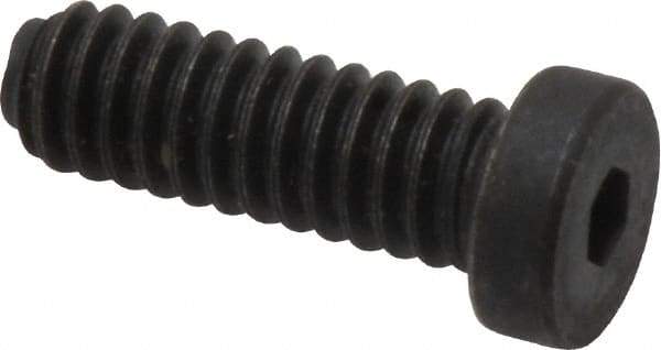 Holo-Krome - 1/4-20 UNC Hex Socket Drive, Low Socket Cap Screw - Alloy Steel, Black Oxide Finish, Fully Threaded, 3/4" Length Under Head - Makers Industrial Supply