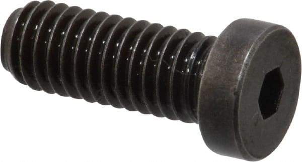 Holo-Krome - 3/8-16 UNC Hex Socket Drive, Low Socket Cap Screw - Alloy Steel, Black Oxide Finish, Fully Threaded, 1" Length Under Head - Makers Industrial Supply