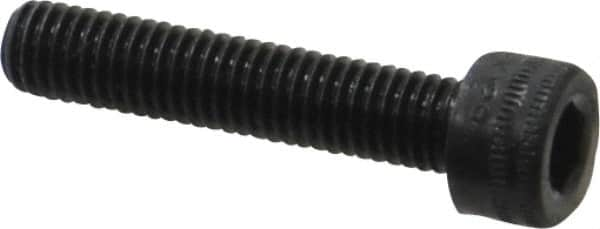 Holo-Krome - M5x0.80 Metric Coarse Hex Socket Drive, Socket Cap Screw - Grade 12.9 Alloy Steel, Black Oxide Finish, Fully Threaded, 25mm Length Under Head - Makers Industrial Supply