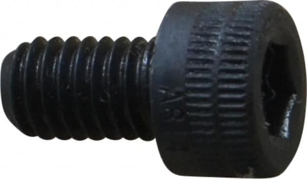 Holo-Krome - M6x1.00 Metric Coarse Hex Socket Drive, Socket Cap Screw - Grade 12.9 Alloy Steel, Black Oxide Finish, Fully Threaded, 10mm Length Under Head - Makers Industrial Supply