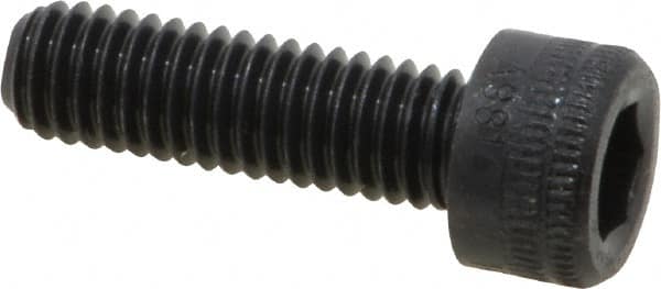 Holo-Krome - M6x1.00 Metric Coarse Hex Socket Drive, Socket Cap Screw - Grade 12.9 Alloy Steel, Black Oxide Finish, Fully Threaded, 20mm Length Under Head - Makers Industrial Supply