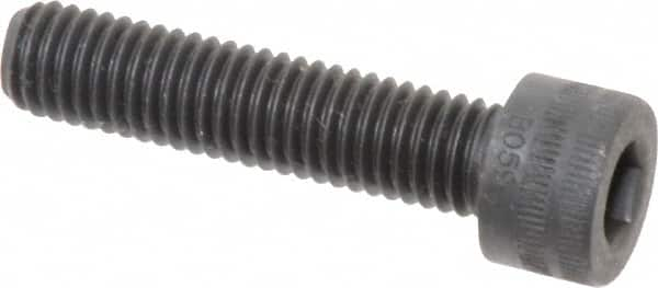 Holo-Krome - M8x1.25 Metric Coarse Hex Socket Drive, Socket Cap Screw - Grade 12.9 Alloy Steel, Black Oxide Finish, Fully Threaded, 35mm Length Under Head - Makers Industrial Supply