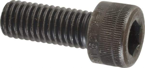 Holo-Krome - M10x1.50 Metric Coarse Hex Socket Drive, Socket Cap Screw - Grade 12.9 Alloy Steel, Black Oxide Finish, Fully Threaded, 25mm Length Under Head - Makers Industrial Supply