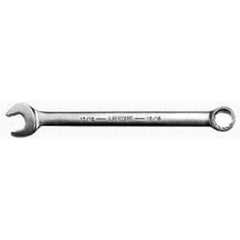 Combination Wrench: 7-1/4'' OAL, Steel, Chrome-Plated