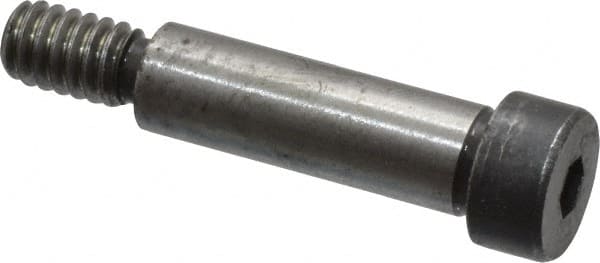 Holo-Krome - 5/16" Shoulder Diam x 1" Shoulder Length, 1/4-20 UNRC, Hex Socket Shoulder Screw - 8 Alloy Steel, Uncoated, 0.419 to 0.438" Head Diam - Makers Industrial Supply