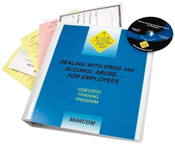 Marcom - Dealing with Drug and Alcohol Abuse for Managers and Supervisors, Multimedia Training Kit - 19 Minute Run Time DVD, English and Spanish - Makers Industrial Supply