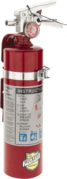 Buckeye Fire - 2.5 Lb, 1-A:10-B:C Rated, Dry Chemical Fire Extinguisher - Makers Industrial Supply