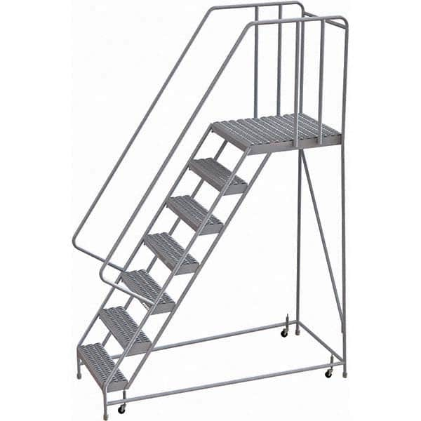 TRI-ARC - Rolling & Wall Mounted Ladders & Platforms Type: Rolling Warehouse Ladder Style: Rolling Safety Ladder - Makers Industrial Supply