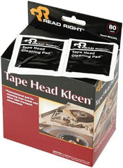 READ RIGHT - Sealed Pads - Use with Clean tape Heads, Guides, Capstans, Plastic Rollers & Other Electronic Components. - Makers Industrial Supply