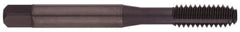 OSG - #4-40 UNC H7 Thread Limit Plug Thread Forming Tap - Cobalt, Oxide Finish, 1-7/8" OAL, 9/16" Thread Length, Right Hand Thread, Series HY-PRO NRT - Makers Industrial Supply