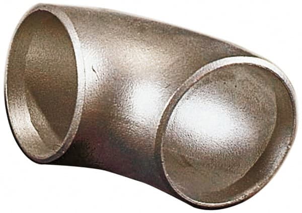 Merit Brass - 5" Grade 304L Stainless Steel Pipe 90° Short Radius Elbow - Butt Weld x Butt Weld End Connections - Makers Industrial Supply