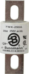 Cooper Bussmann - 250 VAC/VDC, 250 Amp, Fast-Acting Semiconductor/High Speed Fuse - Stud Mount Mount, 3-27/32" OAL, 200 (RMS), 50 at DC kA Rating, 1-1/2" Diam - Makers Industrial Supply