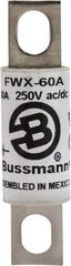 Cooper Bussmann - 250 VAC/VDC, 60 Amp, Fast-Acting Semiconductor/High Speed Fuse - Stud Mount Mount, 3-3/16" OAL, 200 (RMS), 50 at DC kA Rating, 0.81" Diam - Makers Industrial Supply