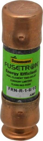 Cooper Bussmann - 125 VDC, 250 VAC, 1.8 Amp, Time Delay General Purpose Fuse - Fuse Holder Mount, 50.8mm OAL, 20 at DC, 200 (RMS) kA Rating, 9/16" Diam - Makers Industrial Supply