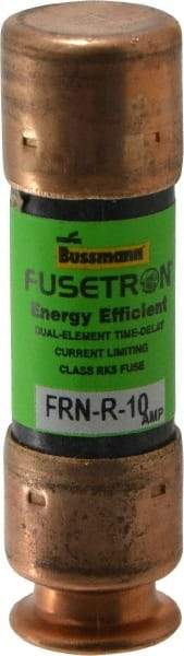 Cooper Bussmann - 125 VDC, 250 VAC, 10 Amp, Time Delay General Purpose Fuse - Fuse Holder Mount, 50.8mm OAL, 20 at DC, 200 (RMS) kA Rating, 9/16" Diam - Makers Industrial Supply