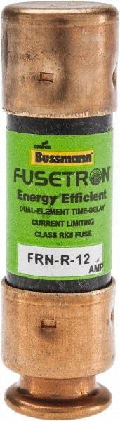 Cooper Bussmann - 125 VDC, 250 VAC, 12 Amp, Time Delay General Purpose Fuse - Fuse Holder Mount, 50.8mm OAL, 20 at DC, 200 (RMS) kA Rating, 9/16" Diam - Makers Industrial Supply