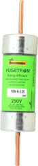 Cooper Bussmann - 125 VDC, 250 VAC, 125 Amp, Time Delay General Purpose Fuse - Bolt-on Mount, 7-1/8" OAL, 20 at DC, 200 (RMS) kA Rating, 1-9/16" Diam - Makers Industrial Supply