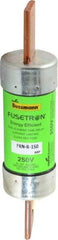 Cooper Bussmann - 125 VDC, 250 VAC, 150 Amp, Time Delay General Purpose Fuse - Bolt-on Mount, 7-1/8" OAL, 20 at DC, 200 (RMS) kA Rating, 1-9/16" Diam - Makers Industrial Supply