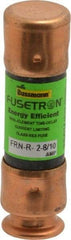 Cooper Bussmann - 125 VDC, 250 VAC, 2.8 Amp, Time Delay General Purpose Fuse - Fuse Holder Mount, 50.8mm OAL, 20 at DC, 200 (RMS) kA Rating, 9/16" Diam - Makers Industrial Supply