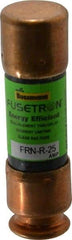 Cooper Bussmann - 125 VDC, 250 VAC, 25 Amp, Time Delay General Purpose Fuse - Fuse Holder Mount, 50.8mm OAL, 20 at DC, 200 (RMS) kA Rating, 9/16" Diam - Makers Industrial Supply