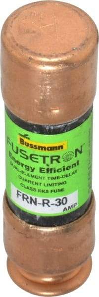 Cooper Bussmann - 125 VDC, 250 VAC, 30 Amp, Time Delay General Purpose Fuse - Fuse Holder Mount, 50.8mm OAL, 20 at DC, 200 (RMS) kA Rating, 9/16" Diam - Makers Industrial Supply