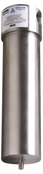 Parker - 1/4" Port, 7" High x 3" Wide, FRL Filter with Stainless Steel Bowl & Automatic Drain - 175 Max psi, 120°F Max - Makers Industrial Supply